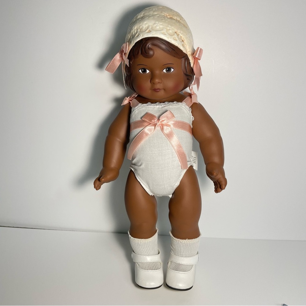 Daisy Kingdom 12" Vintage Dark Skinned Rosie Doll and Extra Outfit - Picture 2 of 9